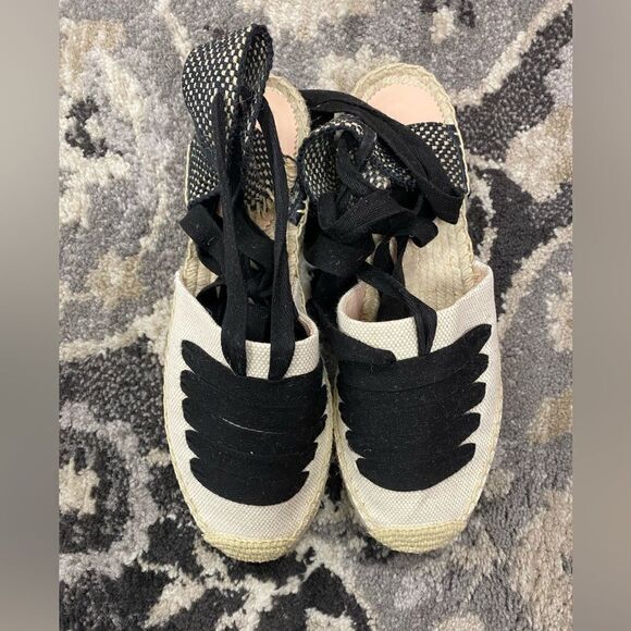 J. Crew woven lace up sandals* - Picture 1 of 4